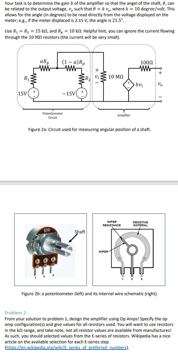 Solved Your Task Is To Determine The Gain B Of The Amplifier | Chegg.com