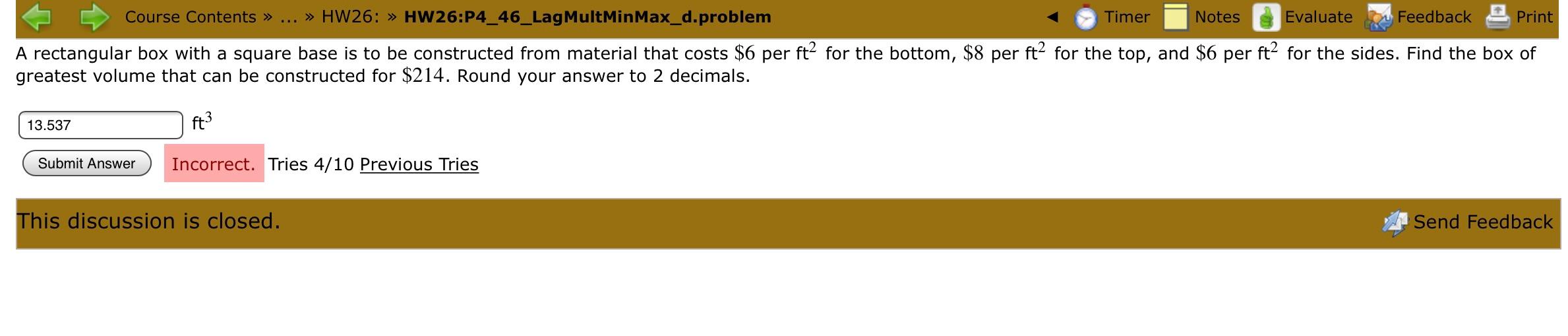 Solved Course Contents » ... » HW26: » HW26:P4_46_Lag | Chegg.com