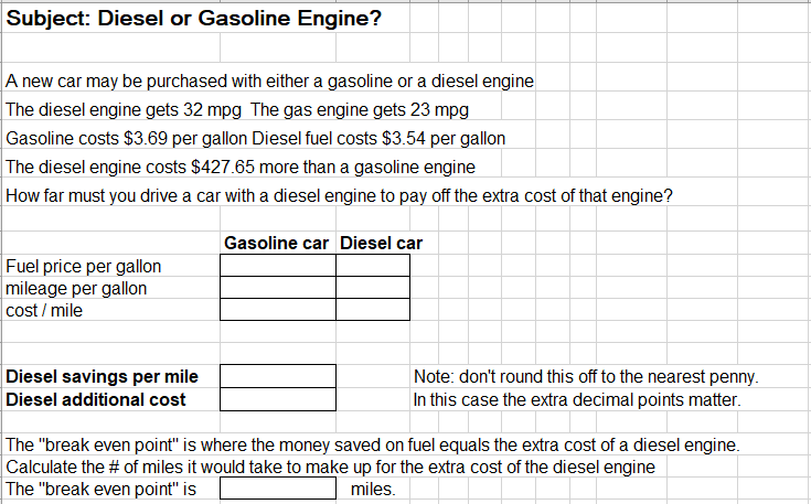 Questions and Answers from the Gas Engine: Buy Questions and