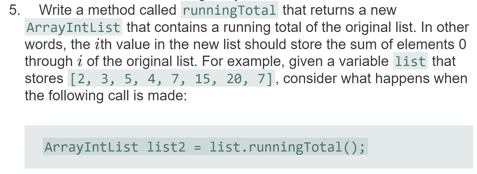 Solved 1. Write a method called lastIndexOf that accepts an | Chegg.com