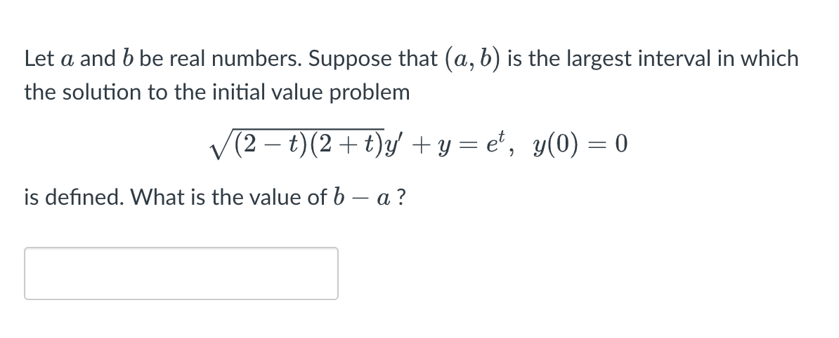 Solved Let A And B Be Real Numbers. Suppose That (a,b) Is | Chegg.com