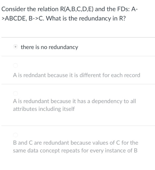 Solved Consider The Relation R(A,B,C,D,E) And The FDs: | Chegg.com