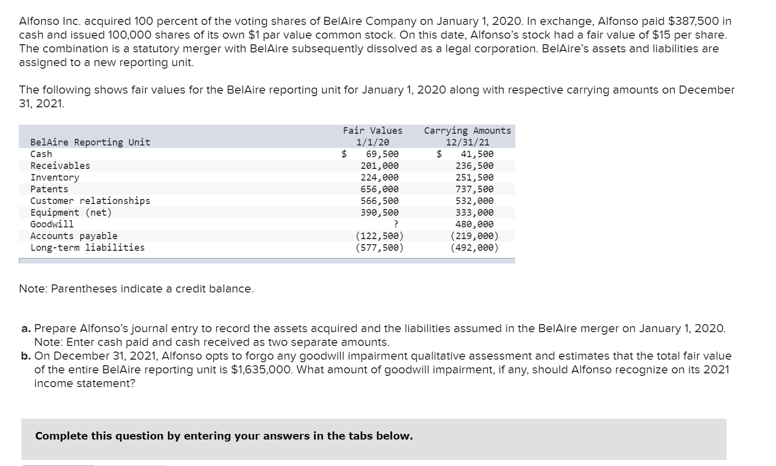 solved-alfonso-inc-acquired-100-percent-of-the-voting-chegg