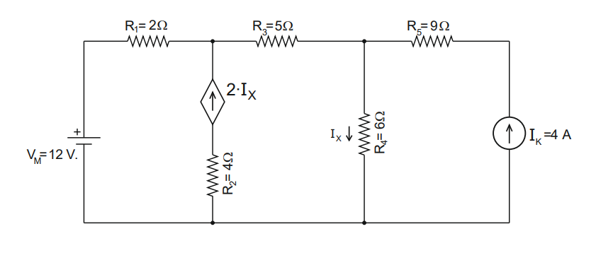 Solved Calculate the power of the dependent source in the | Chegg.com