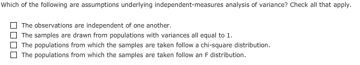 solved-which-of-the-following-are-assumptions-underlying-chegg