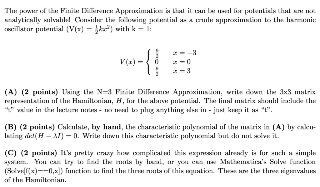 Solved The power of the Finite Difference Approximation is | Chegg.com