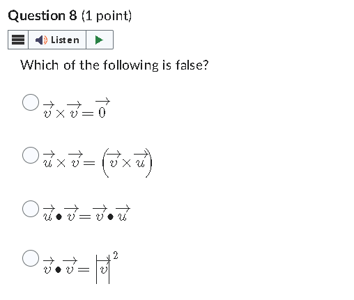 Solved Which Of The Following Is False? | Chegg.com