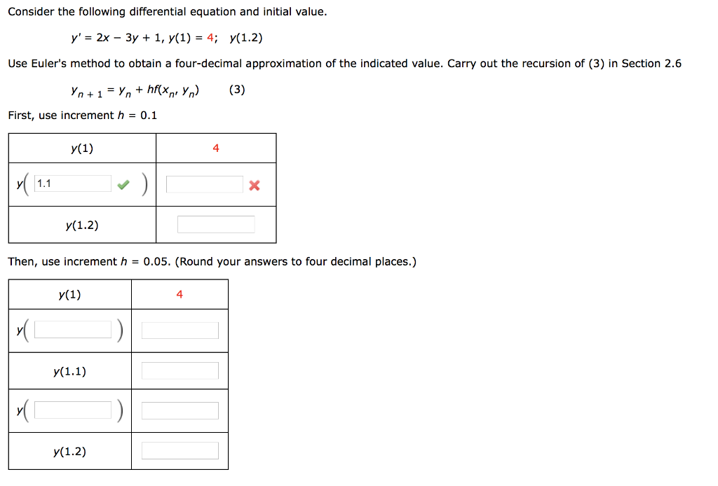 Solved Consider the following differential equation and | Chegg.com