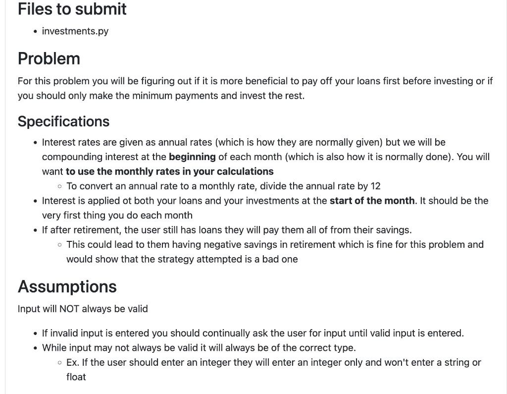 Solved Problem For this problem you will be figuring out if | Chegg.com