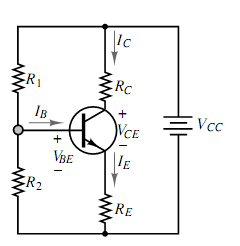 Solved For the given circuit, R1 is 100 kΩ, R2 is 50 kΩ, RC | Chegg.com