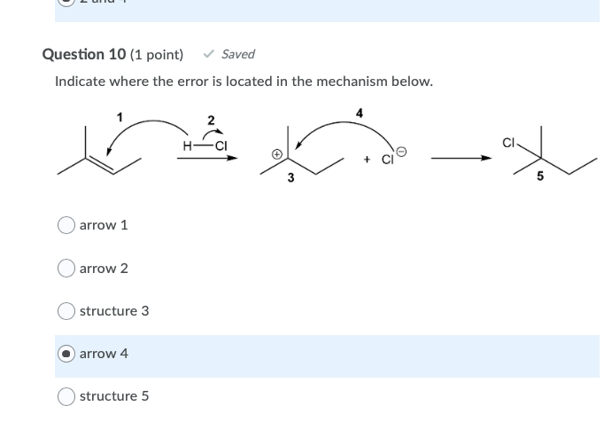 Solved Question 8 (1 point) Saved Based on the reaction | Chegg.com