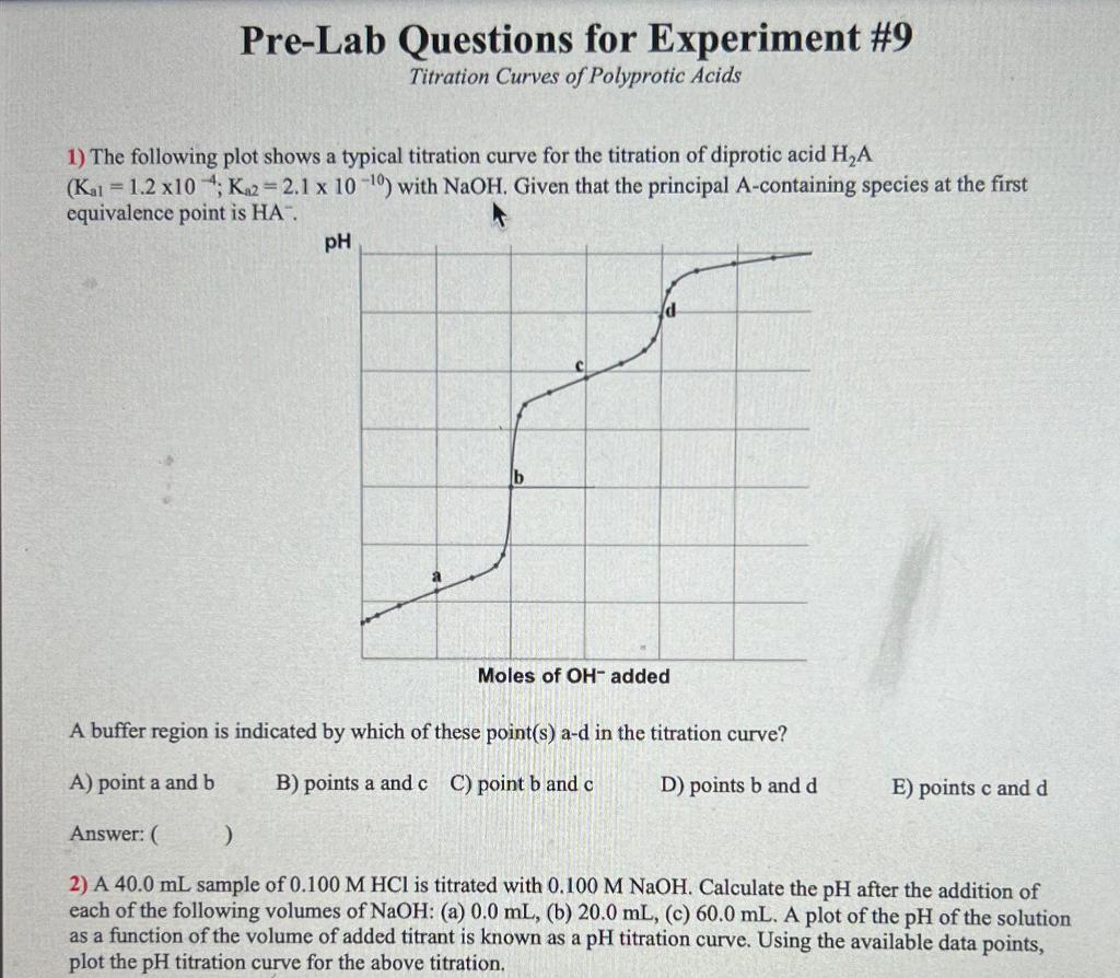 experiment 4 titration curve