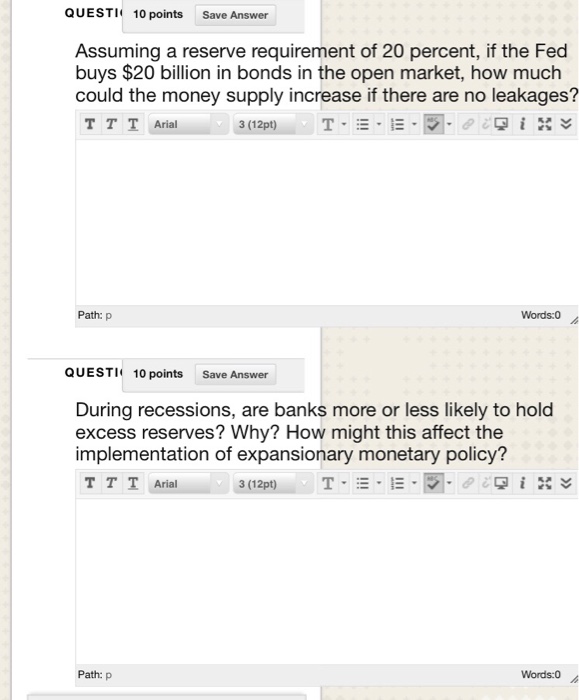 Solved QUESTI 10 points Save Answer Assuming a reserve | Chegg.com