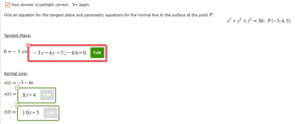 Solved Your answer is partially correct. Try again. Find div | Chegg.com