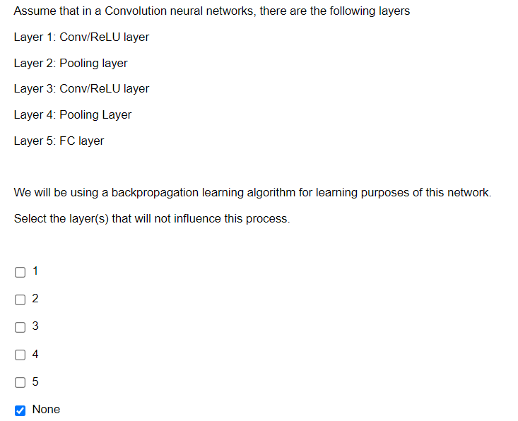 Solved Assume that in a Convolution neural networks, there | Chegg.com