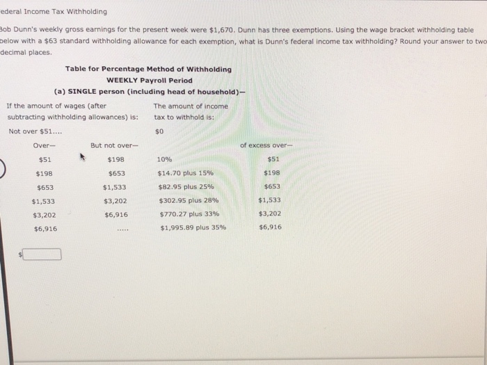 solved-ederal-income-tax-withholding-bob-dunn-s-weekly-gross-chegg