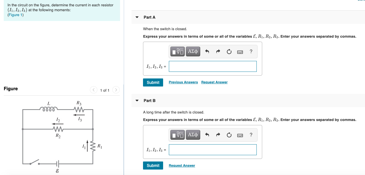Solved In the circuit on the figure, determine the current | Chegg.com
