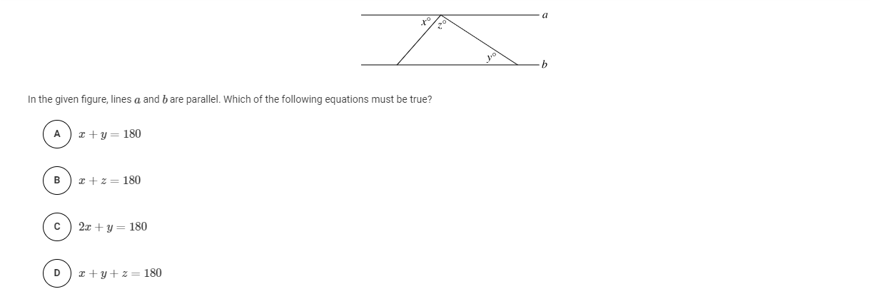 Solved In The Given Figure, Lines A And B Are Parallel. | Chegg.com