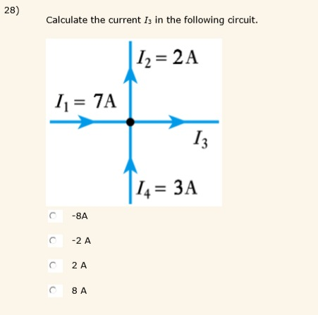 Solved 28) Calculate the current Is in the following | Chegg.com