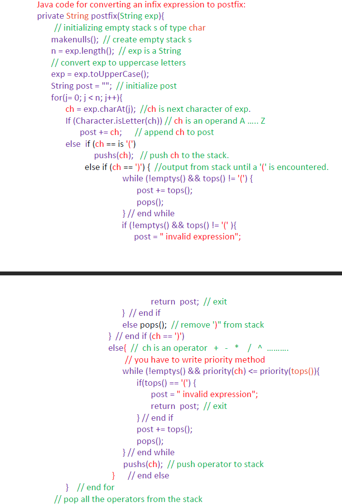 Creating these method using the pseudo code and | Chegg.com