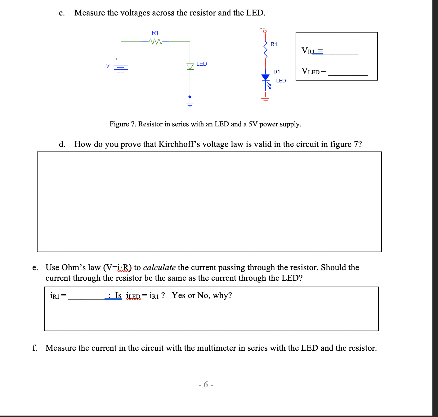 Solved 6. Light Emitting Diode (LED) An LED is a device that | Chegg.com