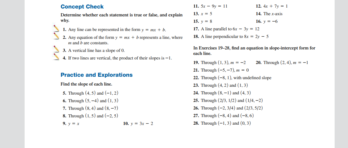 Solved Concept Check Determine whether each statement is | Chegg.com