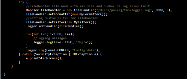 Solved Your program must have the following: A logging | Chegg.com