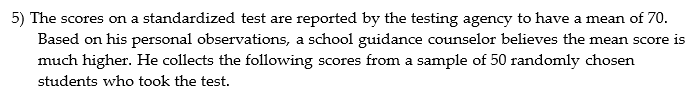 Solved 5) The Scores On A Standardized Test Are Reported By | Chegg.com