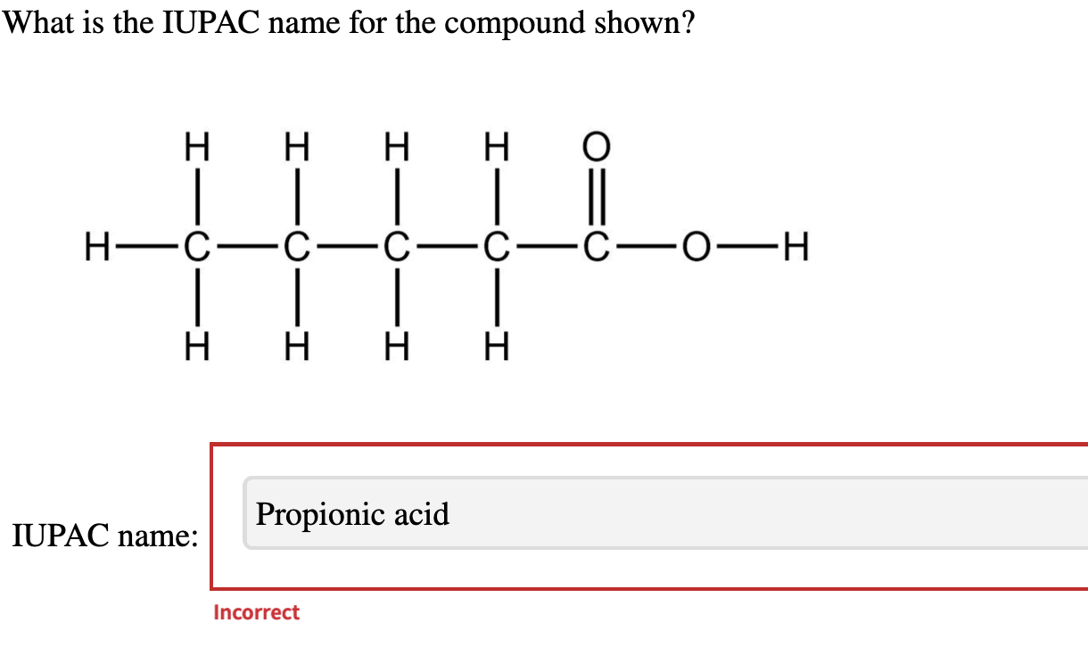 Solved What is the IUPAC name for the compound shown? IUPAC Chegg com