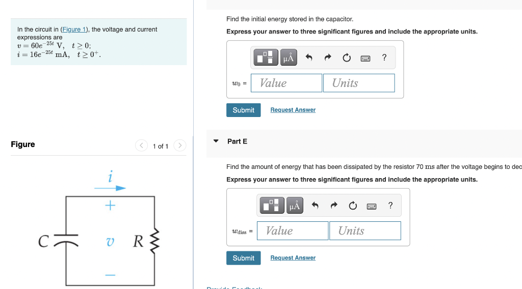 Solved In the circuit in (Figure 1), the voltage and current | Chegg.com