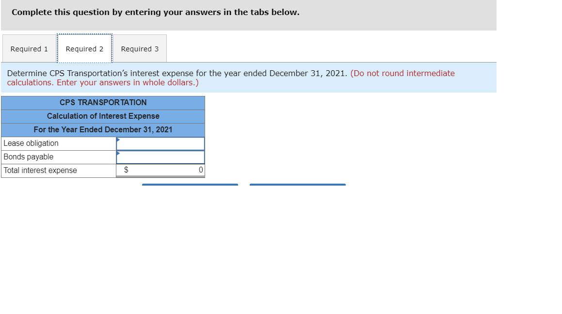 Solved The longterm liabilities section of CPS