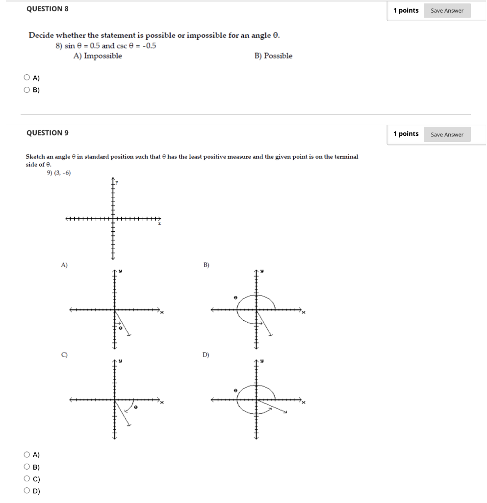 Solved QUESTION 8 1 points Save Answer Decide whether the | Chegg.com