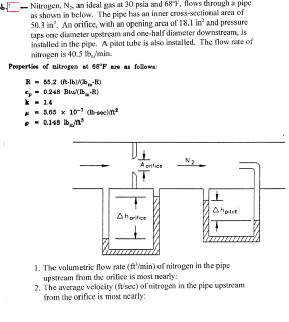 Solved -6.1 - Nitrogen, N, an ideal gas at 30 psia and 68°F, | Chegg.com
