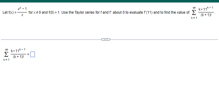 Solved Let F X Xex−1 For X 0 And F 0 1 Use The Taylor