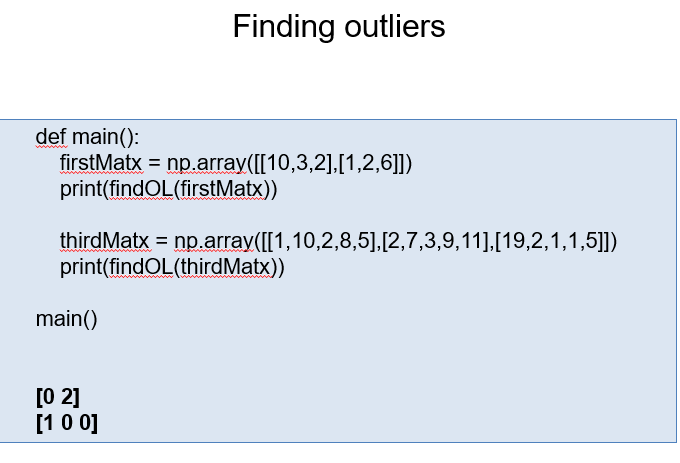 Solved This question focuses on finding outliers in an | Chegg.com
