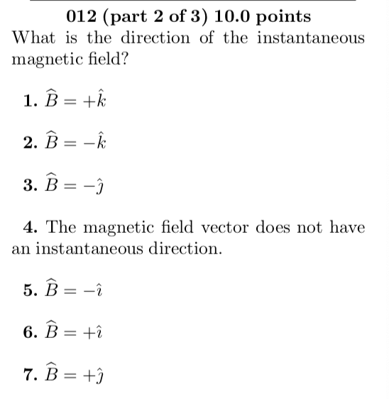 Solved 1 3 Consider A Monochromatic Electromagnetic Plane Chegg Com