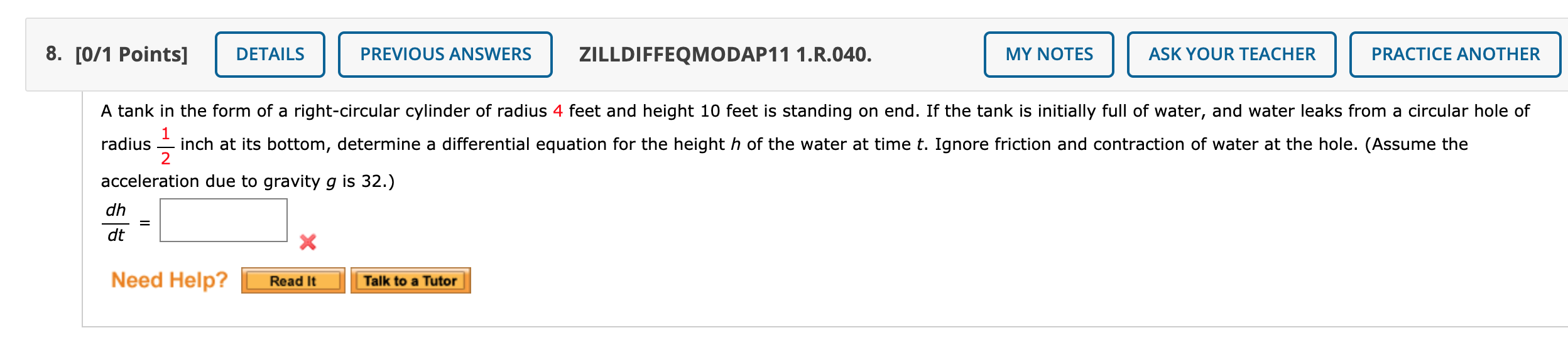 Solved 8. [0/1 Points] DETAILS PREVIOUS ANSWERS | Chegg.com