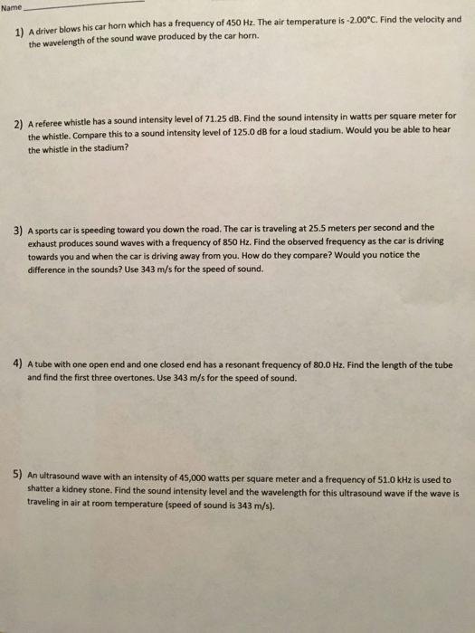 Solved Please help me with these physics problems. | Chegg.com