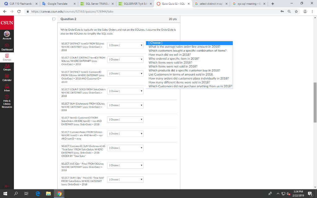 Solved Q CUR 1 10 Flashcards Google Translate SQL Server