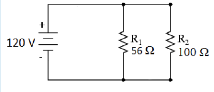 Solved Using the following circuit diagram of a DC parallel | Chegg.com