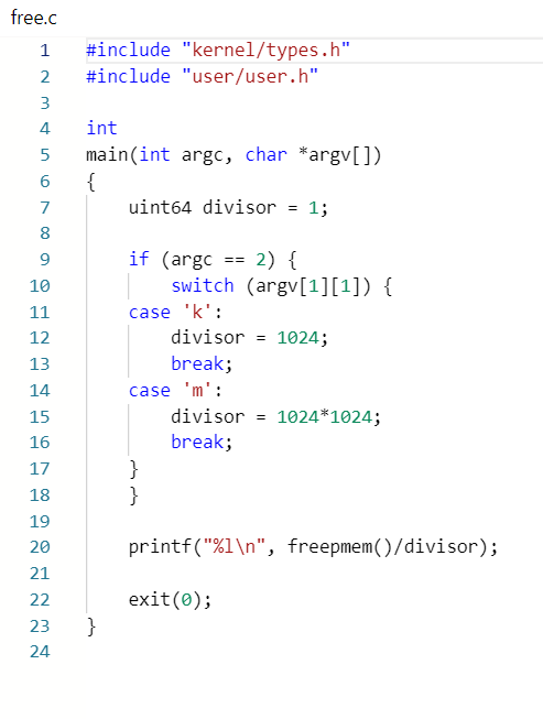 Solved free.c \#include "kernel/types.h" \#include | Chegg.com