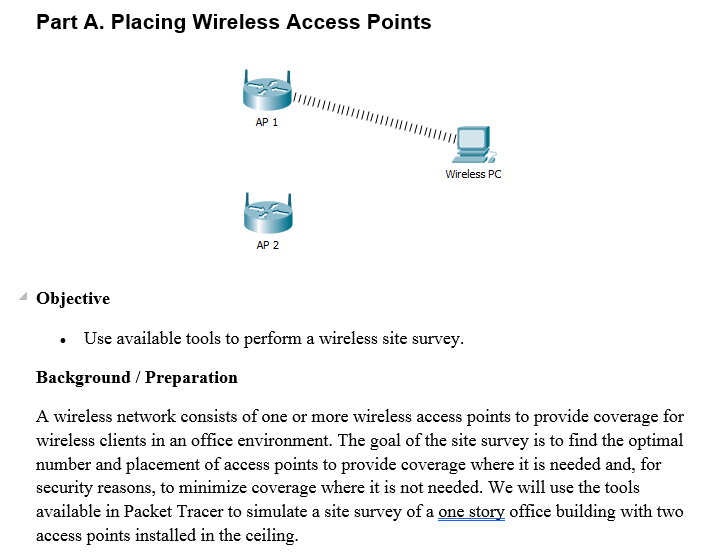 Point To Point Ap Solved Part A. Placing Wireless Access Points AP 1 Wireless | Chegg.com