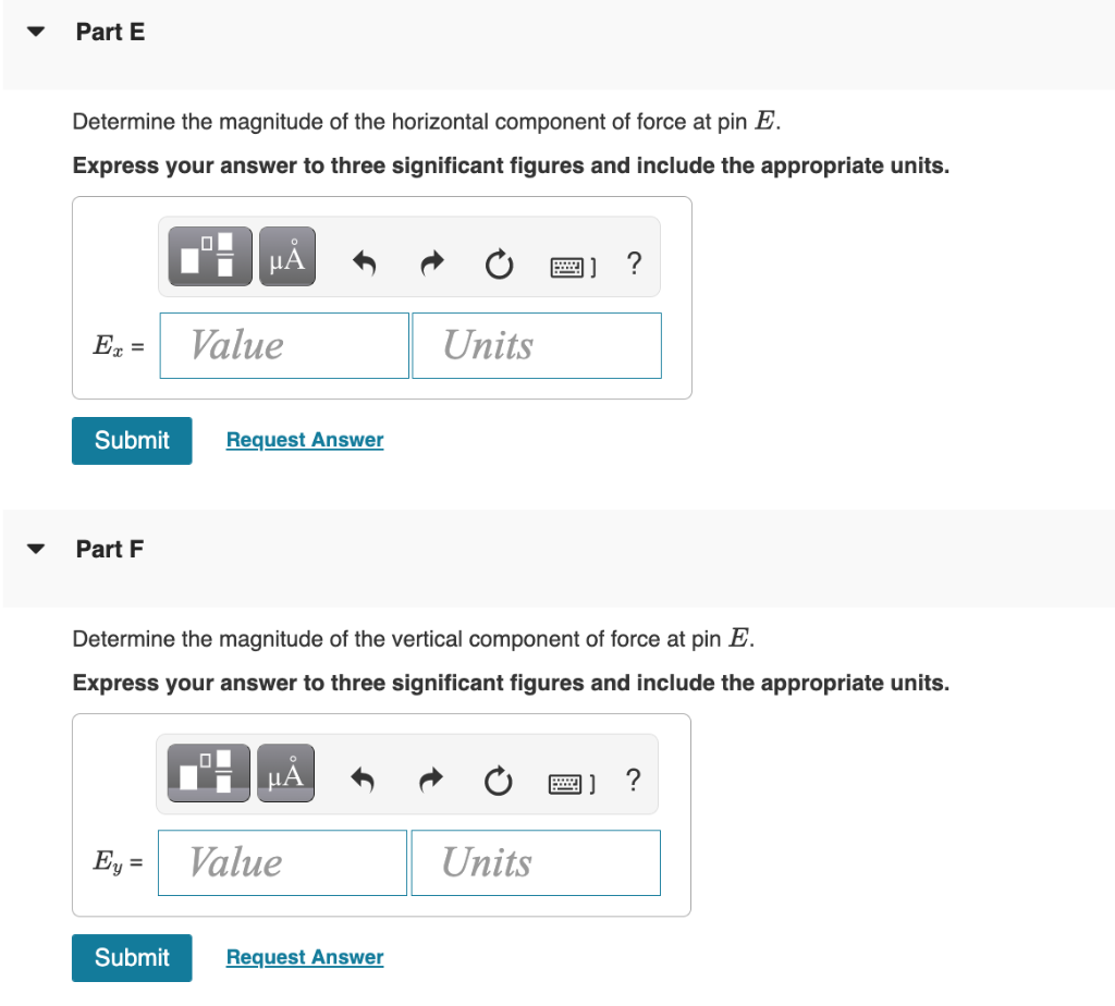 Solved Determine the magnitude of the horizontal component | Chegg.com