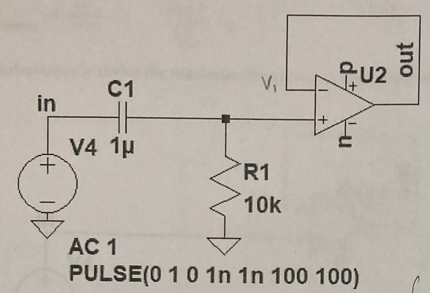 Solved Sketch the bode plot for the circuit shown in the | Chegg.com