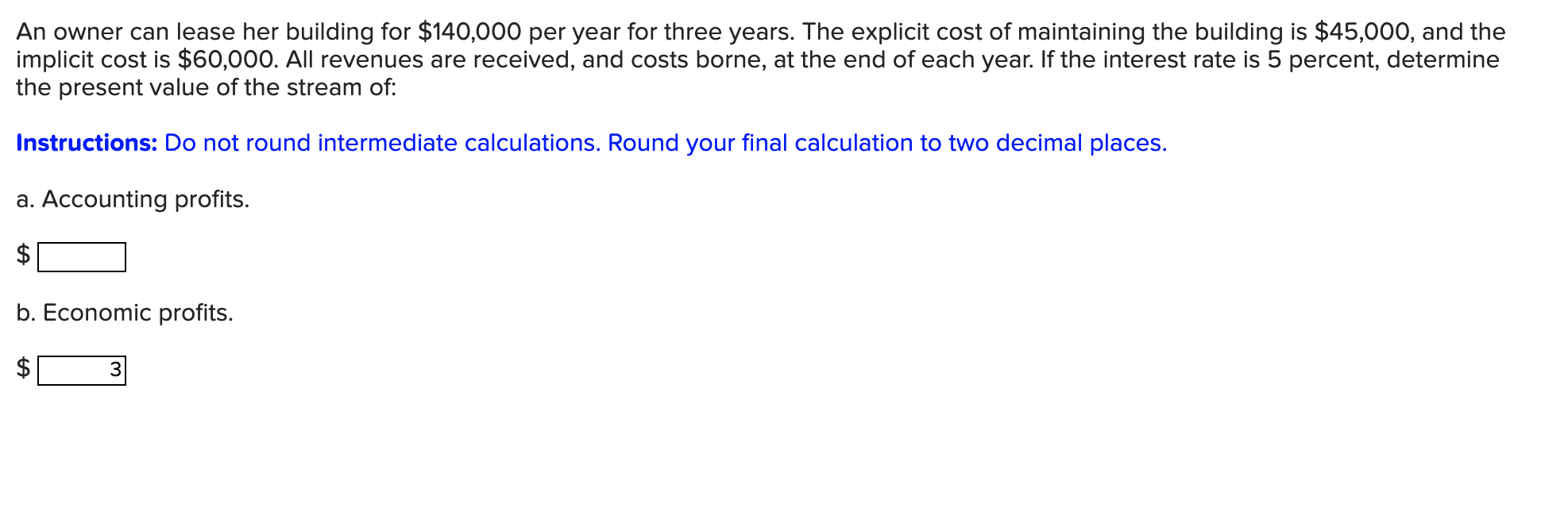 Solved An owner can lease her building for $140,000 per year | Chegg.com