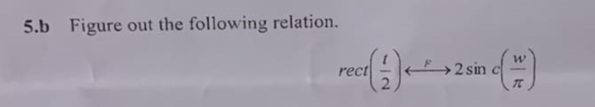 Solved 5.b Figure Out The Following Relation. | Chegg.com