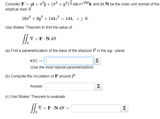 Solved Consider F Yi X J X2 Y4 Z Sin Evry K And Chegg Com