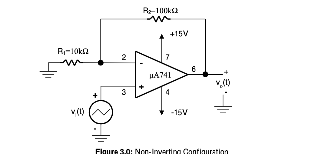 Solved Fiqure 3.0: Non-Invertina ConfiaurationFigure 4.0: | Chegg.com