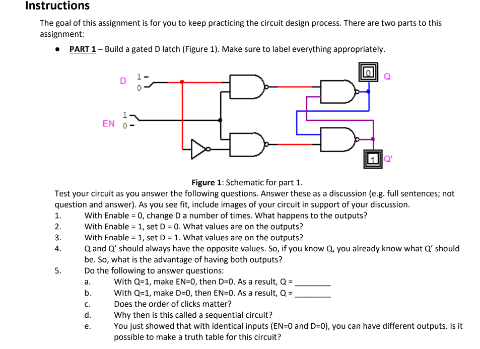 Solved InstructionsThe goal of this assignment is for you to | Chegg.com