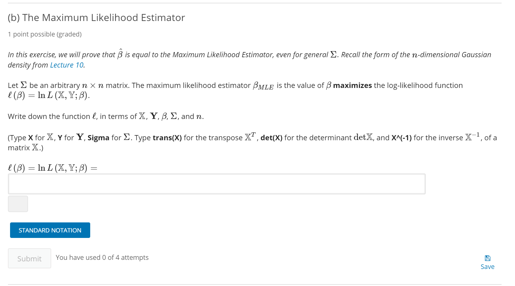 Solved 4. Heteroscedastic Regression A Bookmark This Page | Chegg.com